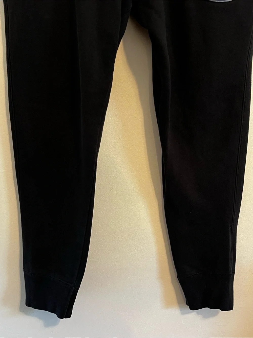 Champion Reverse Weave Joggers EUC Men’s Medium Black Big C Logo Sweatpants Y2K
